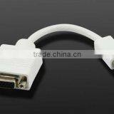 Mini DVI to VGA Adapter Converter Cable Connector White for MacBook IMac