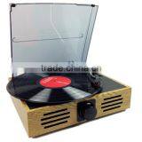 Rain Lane Retro Turntable Vinyl Player With USB Turntable thumbnail-4