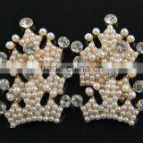 Hair Accessory Crystal Pearl Beads Crown