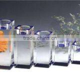 Pure Diamondcut Crystal Glass Candle Holder for Wedding Decorations (R-759 thumbnail-1