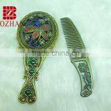 Cosmetic Vanity Mirror Set With Comb thumbnail-2