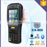 Portable WinCE 6.0 PDA Built-in Printer,Barcode Scanner,Wireless,RFID,Camera (WinCE 6.0)