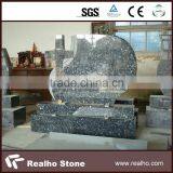 Blue Pearl Granite Grave Monument thumbnail-3