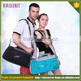 Hot Pink Ladies Sports Gym Travel Removable Duffel Shoulder Bag thumbnail-6