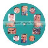 16 Inch Round Clock With Photo Frame/Photo Frame Clock YZ-3181D