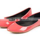 Patent Pu Plain Upper TPR Sole Fancy Cute Cheap Ballerina Shoe Girls Belly Pump Shoes Ballet Flats Shoes Kids 2016 thumbnail-1