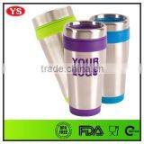 16oz Insulated Stainless Steel Thermal Auto Coffee Tumbler thumbnail-4