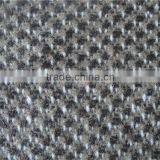 Wool Tweed Fabric With Brown Background