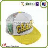 Custom Camo Color 5 Panel Snapback Hat Printed Mesh Trucker Cap thumbnail-6