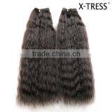 2pcs Pack 120g 16inch Coarse Yaki Super Wave Top Quality Synthetic Weft Hair Extension