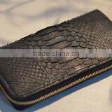 Custom Money Wallet, China Sopplier 100% Real Python Genuine Leather Wallet
