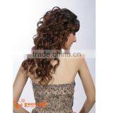 Afro Curly Highlight Blonde Hair Wigs for Black Women thumbnail-3