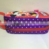 Cartoon EVA Pencil Case Zipppered Bag :Red thumbnail-4