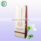 Heat Seal Food Grade Kraft Brown Paper Bags With Window