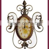 Antique wall clock different shape Scrolled decorative home decor wholesale
