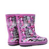 Custom Cheap Wholesale Fashion Rain Boots Girl Rubber Rain Boot thumbnail-4