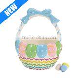 Ceramic Easter Egg Basket Candy Dish Holiday Home Decor thumbnail-1