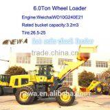 2016 Hot Sale 6ton ZL60 Chinese Wheel Loader thumbnail-1