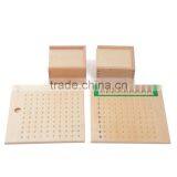 Wooden Math Toy Montessori Multiplication Bead Board thumbnail-3