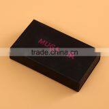 Narrow & Long Drawer Type Black Gift Paper Box With Logo Printed thumbnail-3
