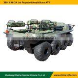 XBH 8X8-2A Jet Propelled Vehicle Floating Water Amphibious ATV Crossing River Car thumbnail-3