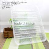 Eco-friendly Plastic Disposable Food Carry Tray/ Supermarket Food Display Tray thumbnail-2