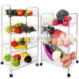 4 Tiers Metal Vegetable And Fruit Display Shelves thumbnail-1