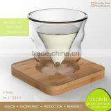Fashional Commercial Used Clear Glass Coffee Cup With Plate thumbnail-2