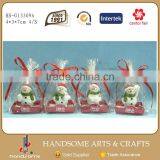 7cm Polyresin Snowman Figurines Christmas Decor Small Gift Item Ornaments thumbnail-1