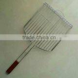 Double Handle Stainless Steel Barbecue Bbq Grill Wire Mesh Net thumbnail-4
