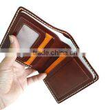 Slim Genuine Leather Minimalist Wallets for Full Grain Men Money Clip thumbnail-3