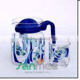 1.5L Heat Transfer Glass Beautiful Juice Gift Colorful Glass Water Set thumbnail-4
