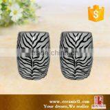 Zebra Stripes Style Porcelain Chinese Garden Stool thumbnail-1