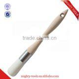 2017 Hot Sale Wooden Handle 100% White Filament Cheap Round Brushes