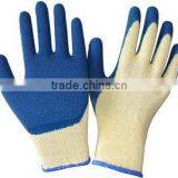 SUNNYHOPE Blue Latex on Full Coated Knited Safety Work Gloves thumbnail-3