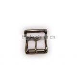 1" Center Bar Buckle With Lockable Prong, Zinc Alloy Strap Buckle in Nickel Plate thumbnail-1