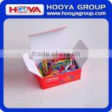 28mm Wholesale Cheap Colorful Round Plastic Coated Paper Clip thumbnail-1