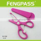 S5-1039 5.5 Inch 2Cr13 Stainless Steel Blade With Colorful Plastic Handle School Scissors thumbnail-2