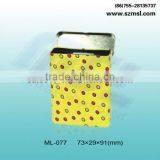 Hinged Tin Box for Playing Cards thumbnail-2