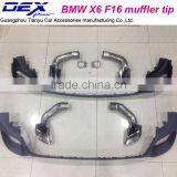 Automotive Parts for B~MW X6 F16 Muffler Tip PP Rear Diffuser thumbnail-3