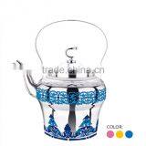 Arab Style 1.0l Gold Tea Pot With Stainer Stainless Steel Decorative Tea Kettles thumbnail-5