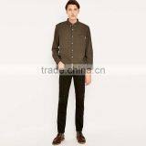 Mens Casual Shirt 2014 New Style Custom 100% Polyester Dress Shirts for Men thumbnail-2