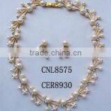 Gold Jewelry Sets,elegant Pearl Necklace Sets,inexpensive Necklace Sets,hot Jewelry Sets,new Design Pearl Jewelry Sets thumbnail-1