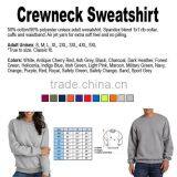 50% Cotton 50% Polyester Unisex Sweatshirt Custom Printed Crewneck Sweatshirt 1x1 Rib Collar Couples Sweatshirt OEM Jumpers thumbnail-2