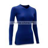 Factory OEM Pringting Custom Gym Workout Longsleeve t Shirt Womens thumbnail-1