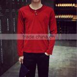 2016 New Design China Factory Long-Sleeved T-shirt Man Clothes The Best Price thumbnail-6