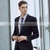 Black Two Buttons Design for Man Wedding Suits Coat Pant Men Suit thumbnail-3