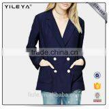 New Design Jackets Suit With Button Slim Blazer Women 2017 thumbnail-1