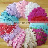 2016 New Design Baby Hair Accessories With Regular Colorful Feather Flower thumbnail-1