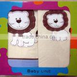Embroidery Baby Bedding Set/3pcs Baby Bedding Set Crib Bedding Set/100% Cotton Bedding Set thumbnail-1